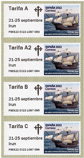 n° 189a - Timbre ESPAGNE Timbres de distributeurs