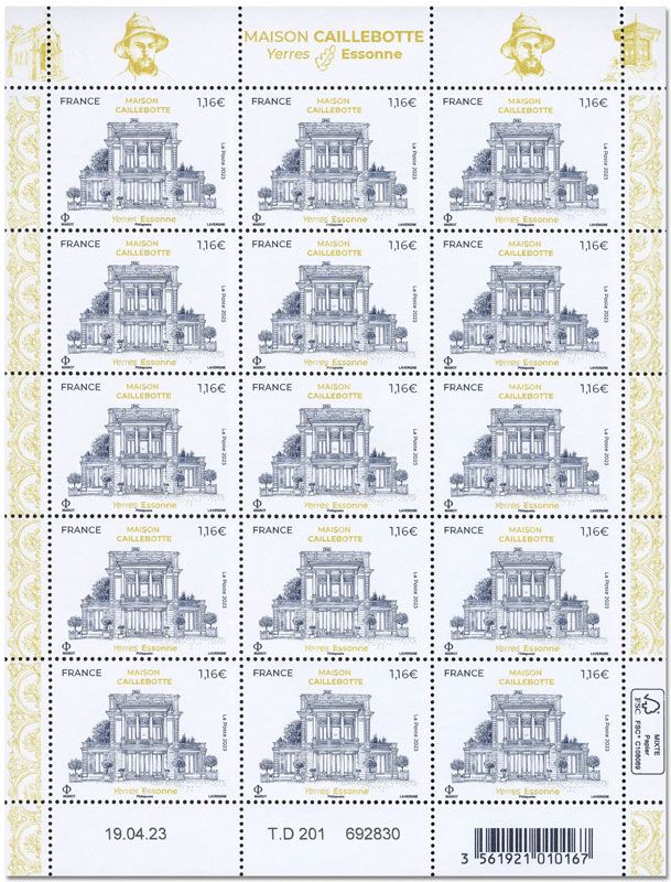 n° F104 - Timbre France Feuillets de France (n° 5696)