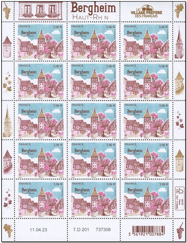 n° F106 - Timbre France Feuillets de France (n° 5698)