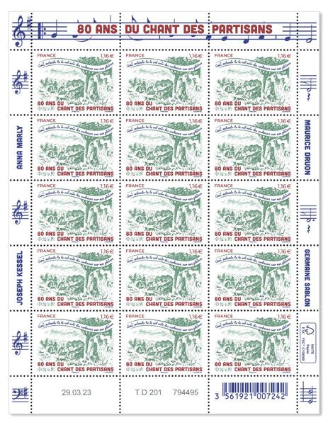 n° F100 - Timbre France Feuillets de France (n° 5686)