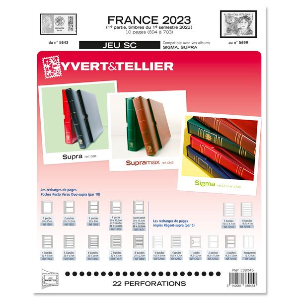 FRANCE SC : 2023 - 1ER SEMESTRE (JEUX AVEC POCHETTES)