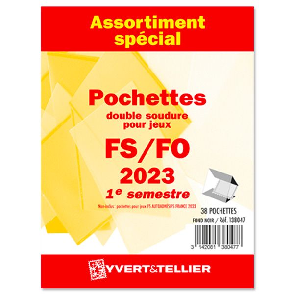 Assortiment de pochettes (double soudure) : 2023-1er semestre