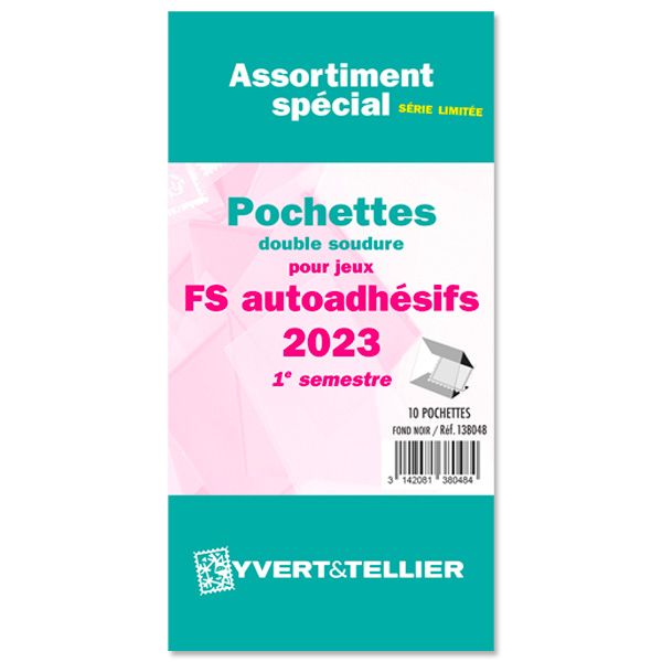 Assortiment de pochettes (double soudure) : 2023 -1e sem. (Jeux Autoadhésifs)