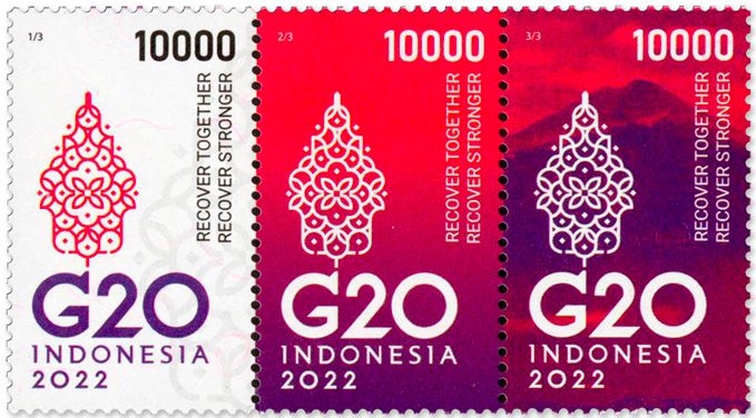 n° 3126/3128 - Timbre INDONESIE Poste