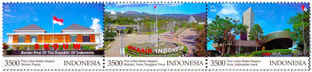 n° 3140/3142 - Timbre INDONESIE Poste