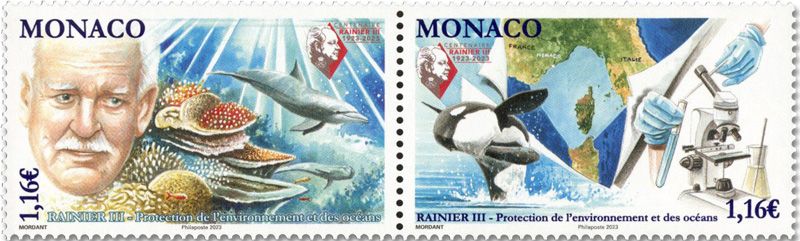 n° 3385/3386 - Timbre MONACO Poste