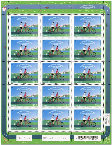 n° F109 - Timbre France Feuillets de France (n° 5704)