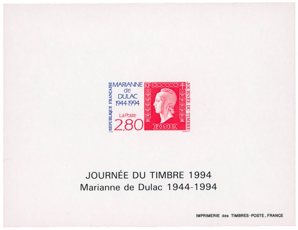 n° 2864 - Feuillet Non dentelé (Gommés)