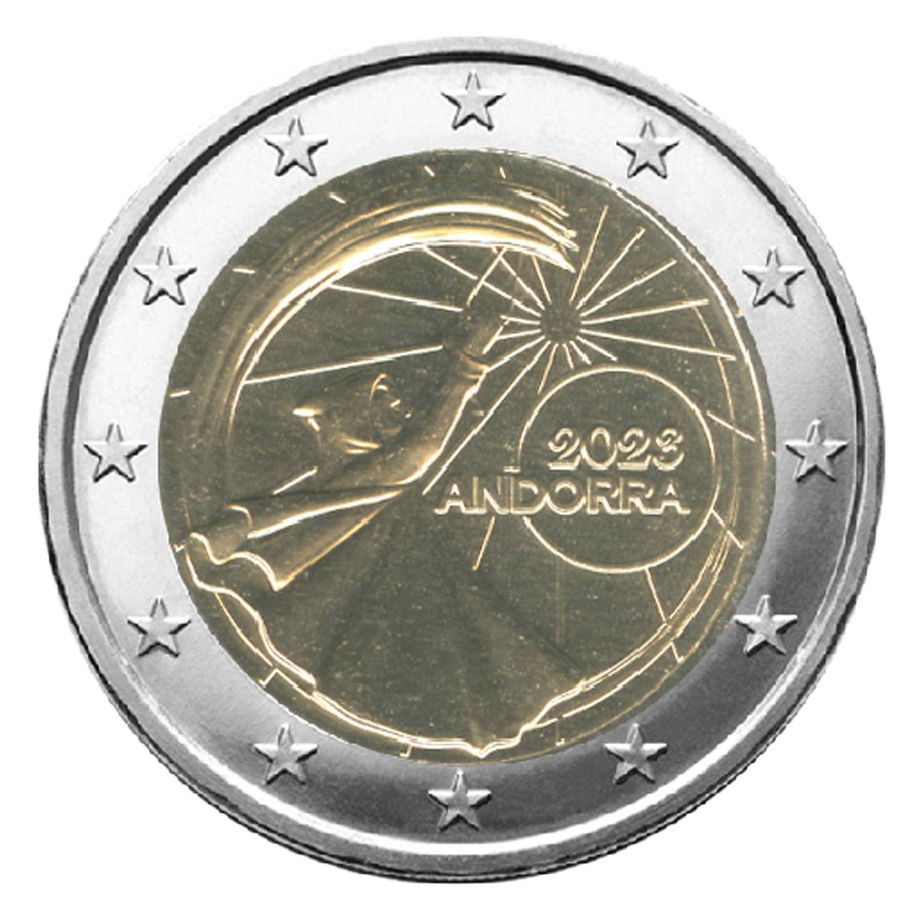 BU : 2 EURO COMMEMORATIVE 2023 : ANDORRE (Festival du Solstice d'été)