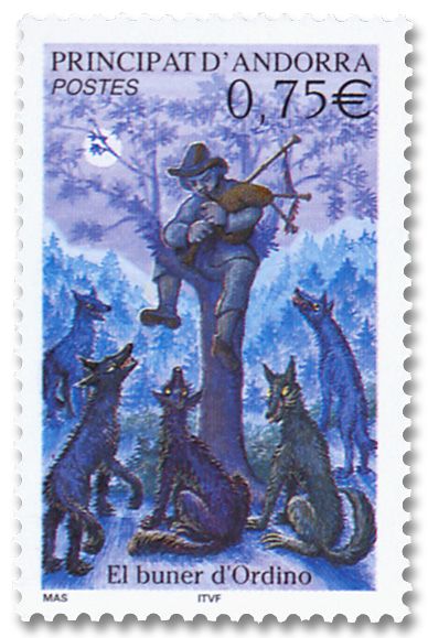 nr. 589 -  Stamp Andorra Mail