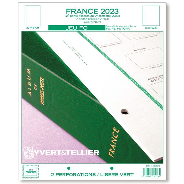 FRANCE FO : 2023 - 2E SEMESTRE (JEUX SANS POCHETTES)