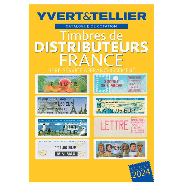 TIMBRES DE DISTRIBUTEURS 2024 (Catalogue des Timbres LIBRE-SERVICE AFFRANCHISSEMENT) )