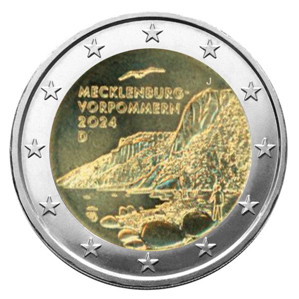 2 EURO COMMEMORATIVE 2024 : ALLEMAGNE (Présidence de Mecklembourg au Bundesrat)