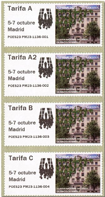 n° 201a - Timbre ESPAGNE Timbres de distributeurs