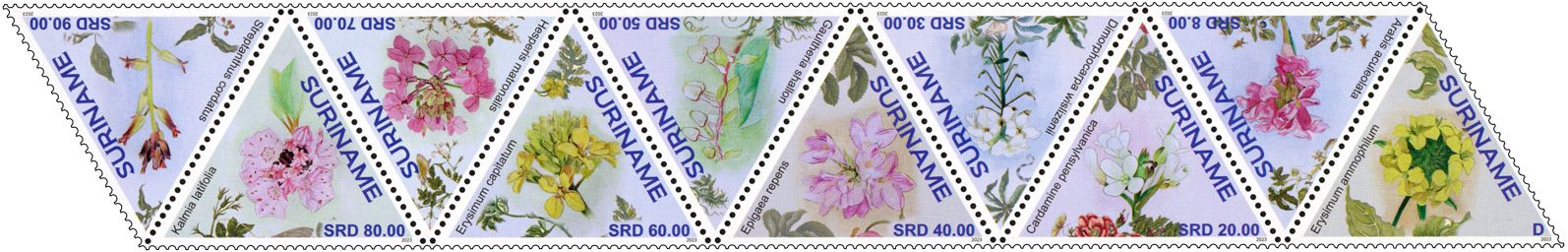 n° 3273/3282 - Timbre SURINAM Poste