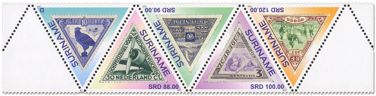 n° 3283/3287 - Timbre SURINAM Poste