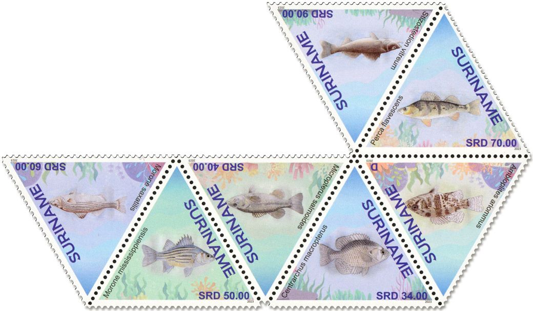 n° 3322/3328 - Timbre SURINAM Poste