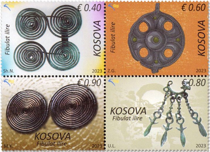 n° 452/455 - Timbre KOSOVO Poste