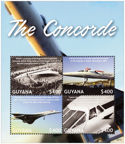 n° 7378/7381 - Timbre GUYANA Poste