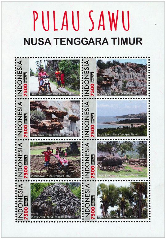 n° 3186/3193 - Timbre INDONESIE Poste