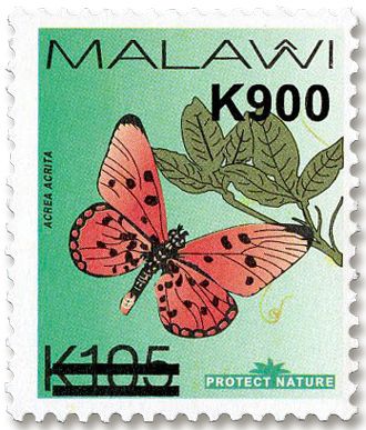 n° 939AJ/939AL - Timbre MALAWI Poste