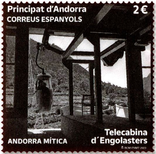 n° 535 - Timbre ANDORRE ESPAGNOL Poste