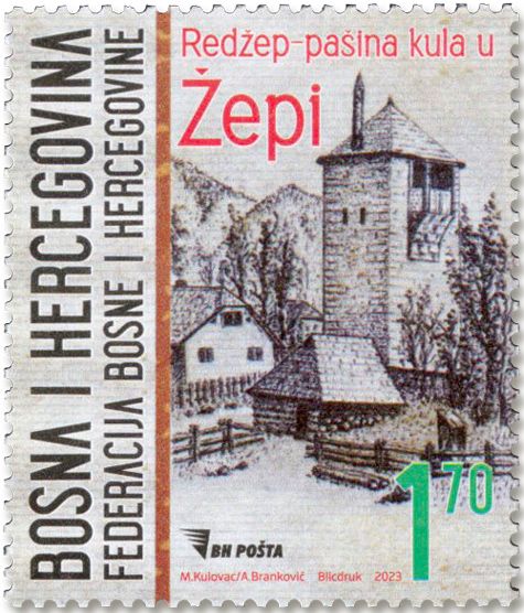 n° 885 - Timbre BOSNIE-HERZEGOVINE Poste