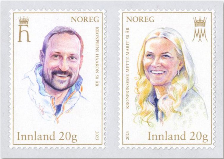 n° 2041/2042 - Timbre NORVEGE Poste