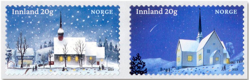 n° 2056/2057 - Timbre NORVEGE Poste