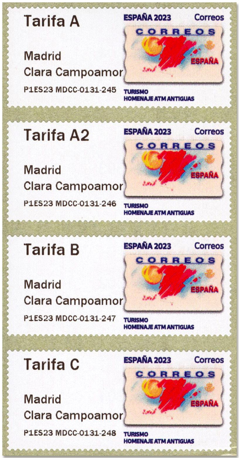 n° 193 - Timbre ESPAGNE Timbres de distributeurs