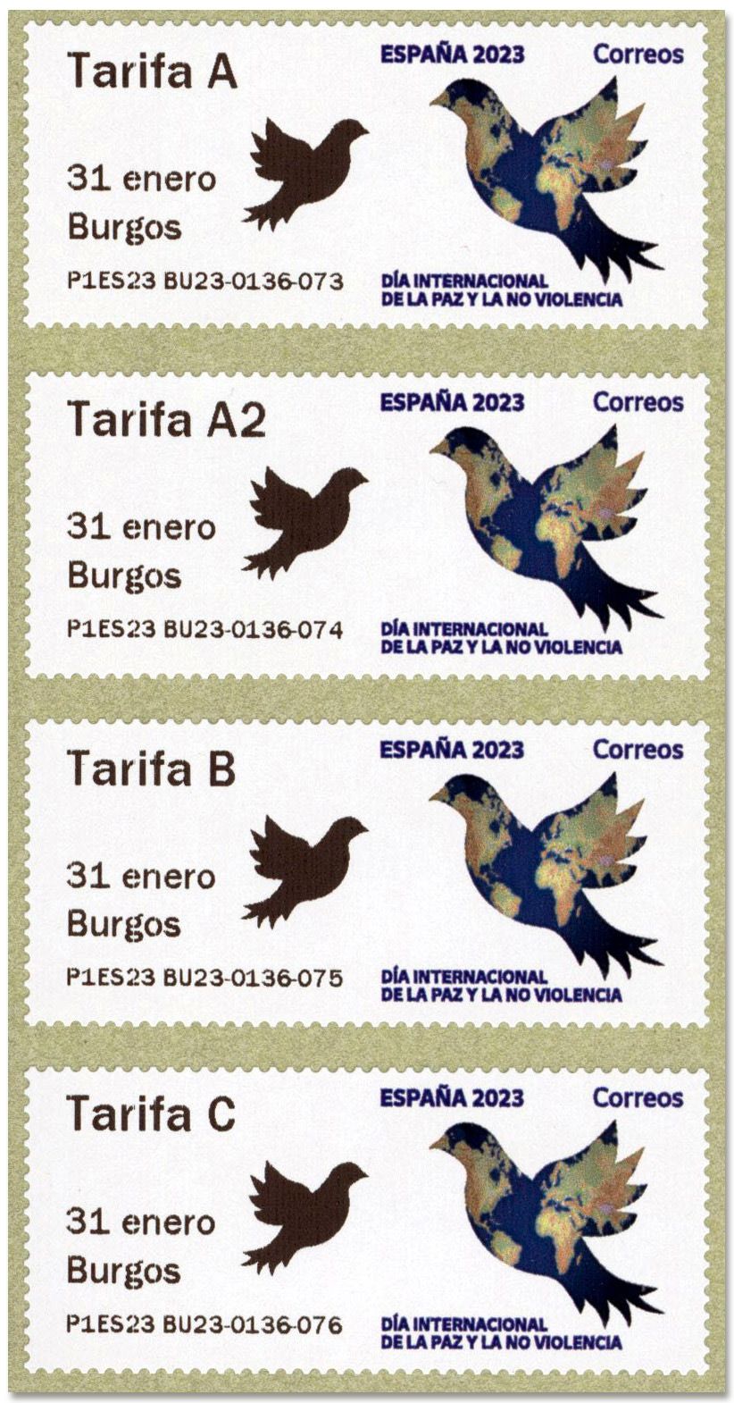 n° 194 - Timbre ESPAGNE Timbres de distributeurs