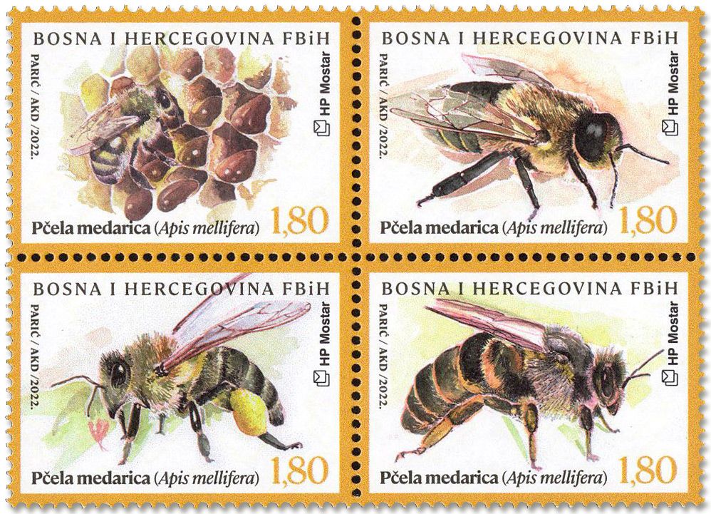 n° 567/570 - Timbre HERCEG-BOSNA Poste