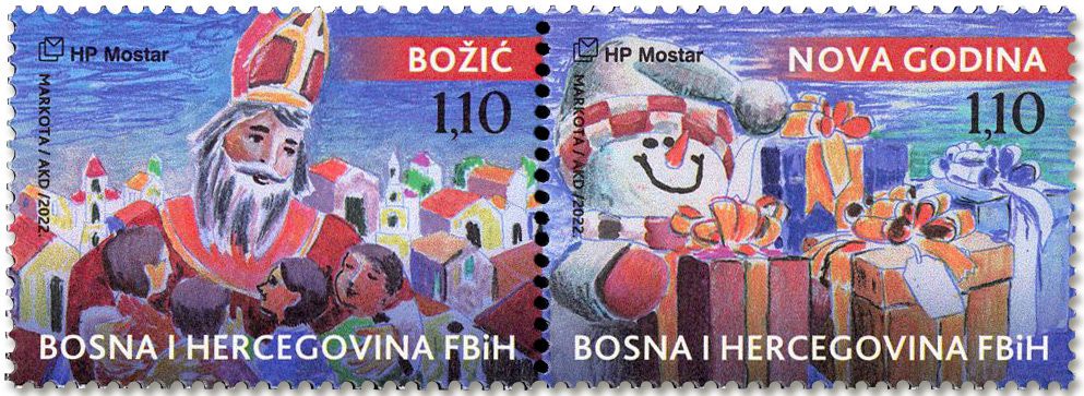 n° 572/573 - Timbre HERCEG-BOSNA Poste