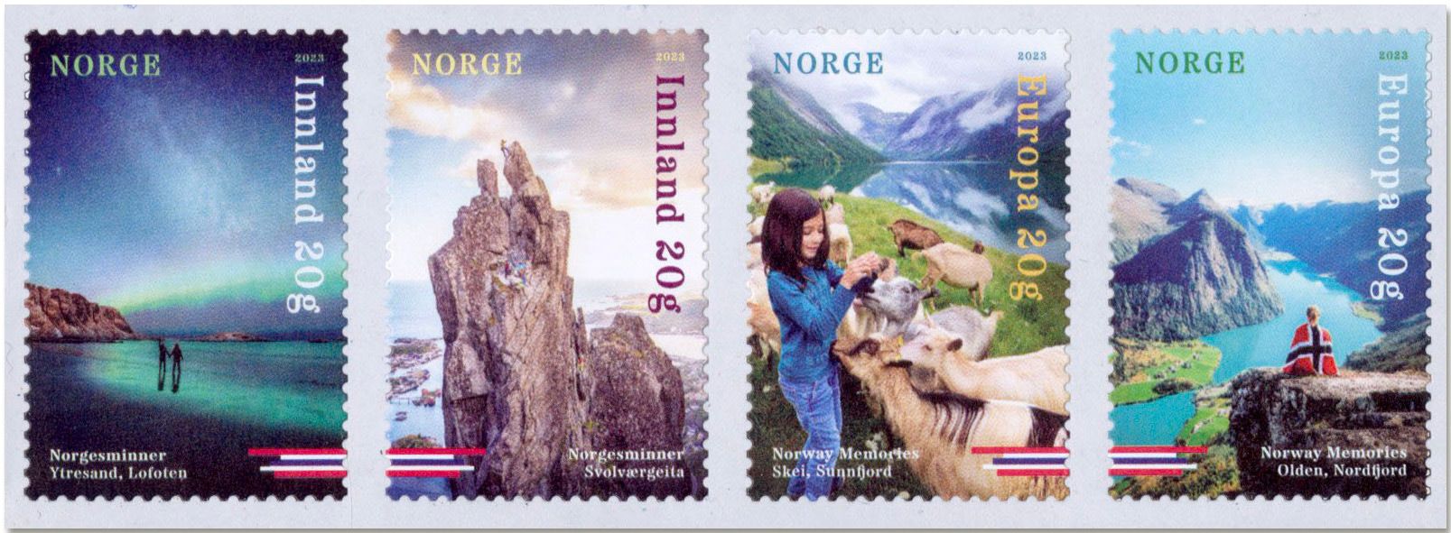 n° 2034/2039 - Timbre NORVEGE Poste