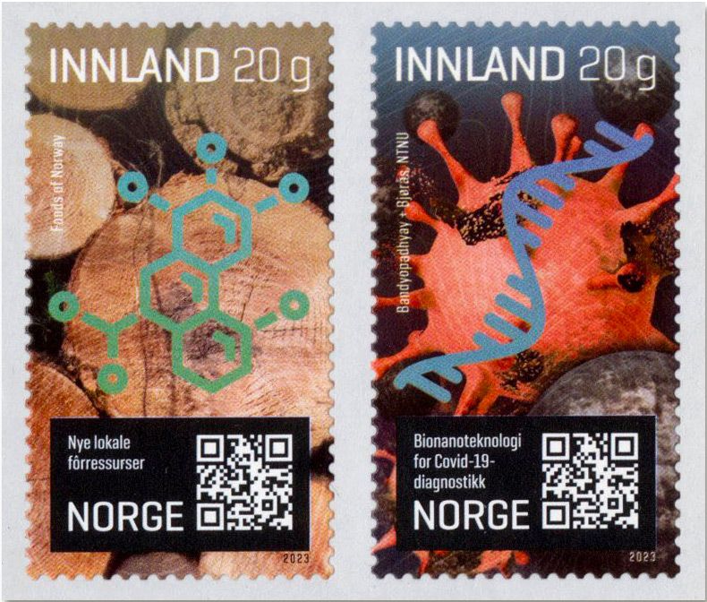 n° 2044/2045 - Timbre NORVEGE Poste