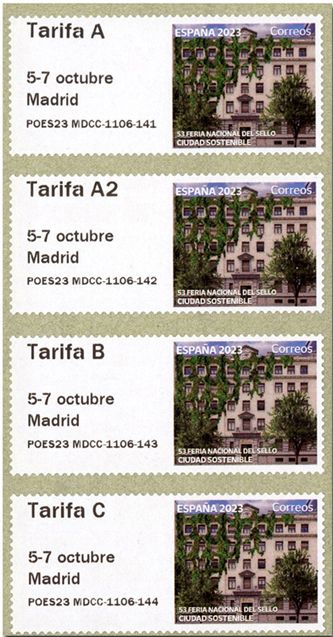 n° 201 - Timbre ESPAGNE Timbres de distributeurs