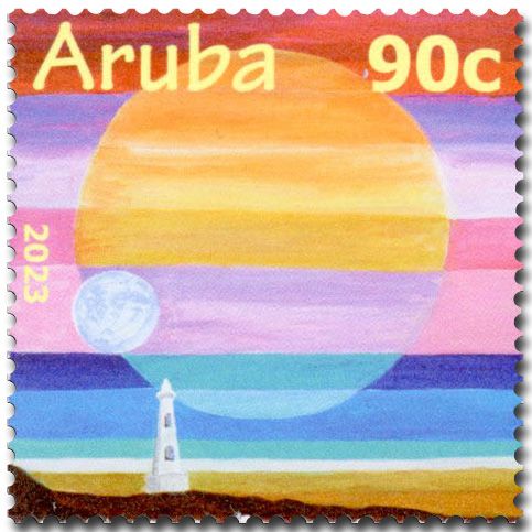 n° 1135/1138 - Timbre ARUBA Poste