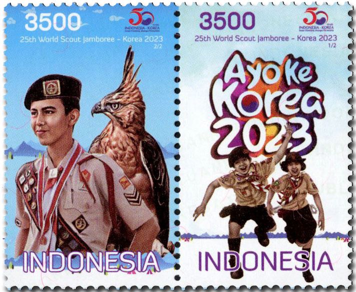 n° 3211/3212 - Timbre INDONESIE Poste