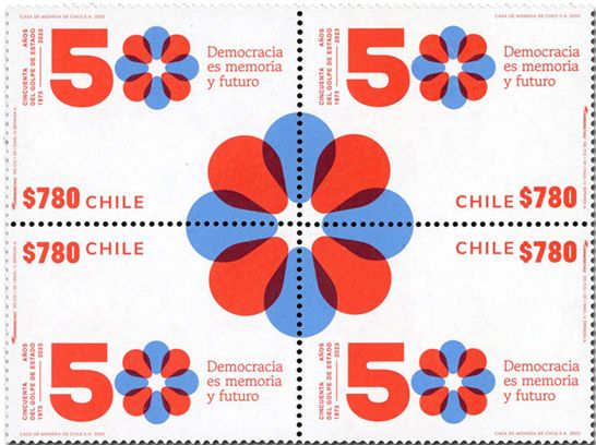 n° 2203/2206 - Timbre CHILI Poste