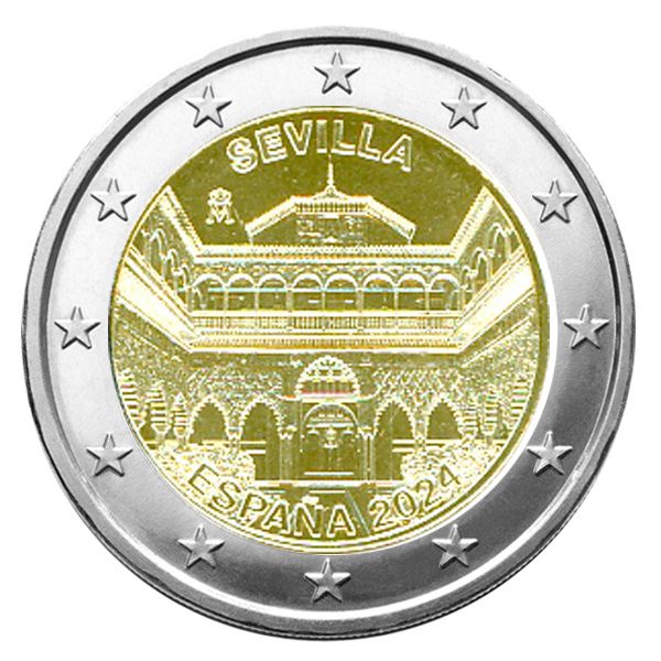 2 EURO COMMEMORATIVE 2024 : ESPAGNE (Centre historique de Séville)