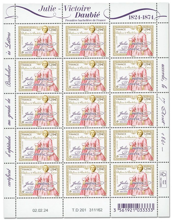 n° F128 - Timbre France Feuillets de France (n° 5756)