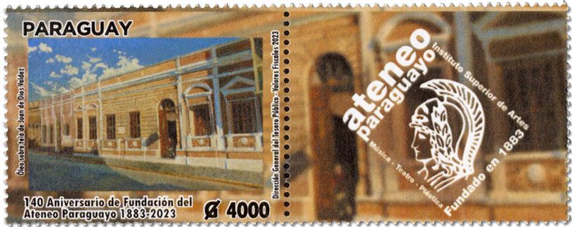 n° 3342 - Timbre PARAGUAY Poste