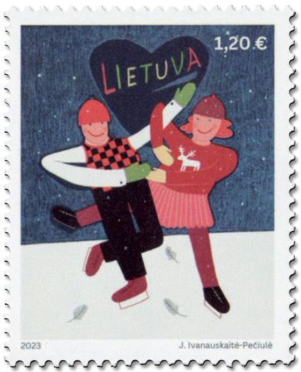 n° 1214/1215 - Timbre LITUANIE Poste