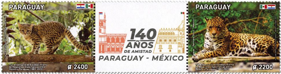 n° 3343/3344 - Timbre PARAGUAY Poste