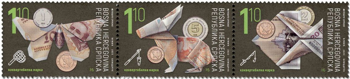 n° 832/834 - Timbre REPUBLIQUE SERBE (DE BOSNIE) Poste