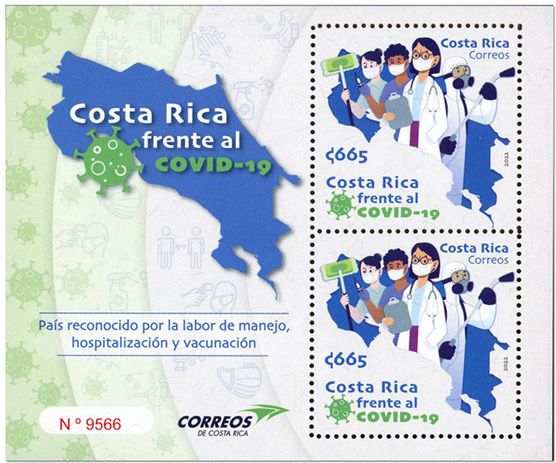 n° 96 - Timbre COSTA RICA Blocs et feuillets