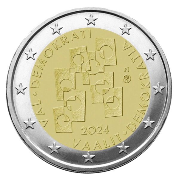 2 EURO COMMEMORATIVE 2024 : FINLANDE (Elections et Démocratie)