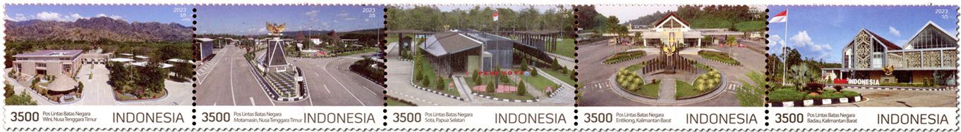 n° 3256/3260 - Timbre INDONESIE Poste