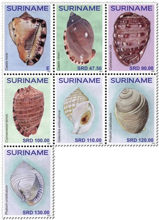 n° 3365/3371 - Timbre SURINAM Poste