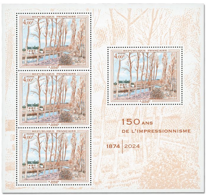 n° F5789 - Timbre FRANCE Poste (150 ans de l´impressionnisme)